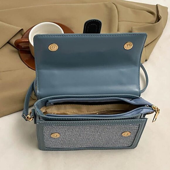 Trendy Women's Straw Shoulder Bag - Versatile Clutch for Summer Vacations - Picture 5 of 7